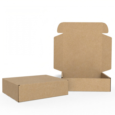 Короб самосборный с ушками 500*400*100 Бурый В